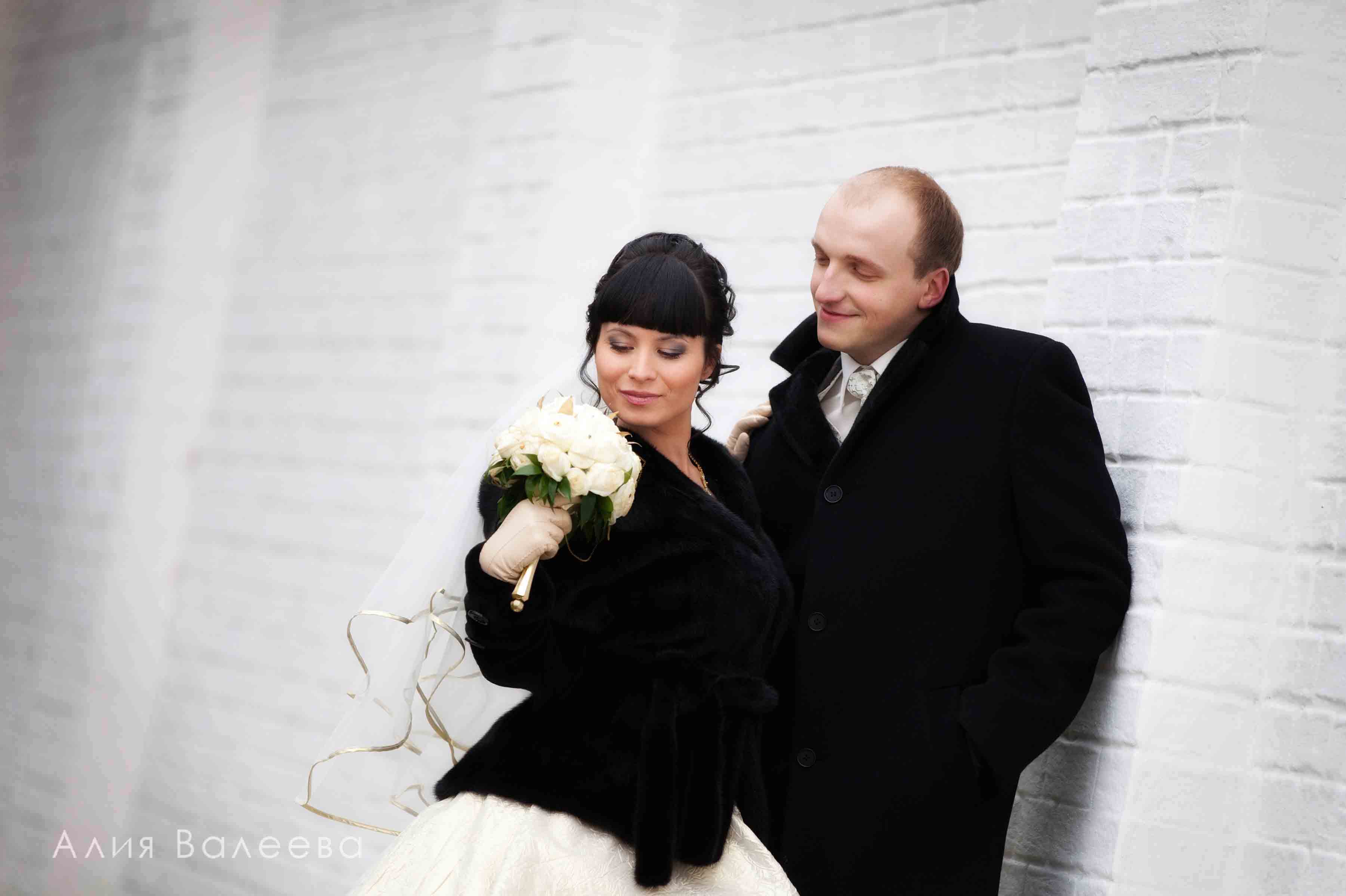 время для свадеб свадьба зима фотограф Алия Валеева
